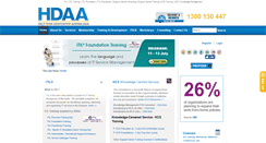 Desktop Screenshot of hdaa.com.au